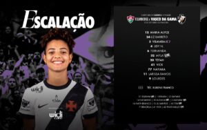 feminino:-confira-a-escalacao-do-vasco-para-o-jogo-contra-o-fluminense